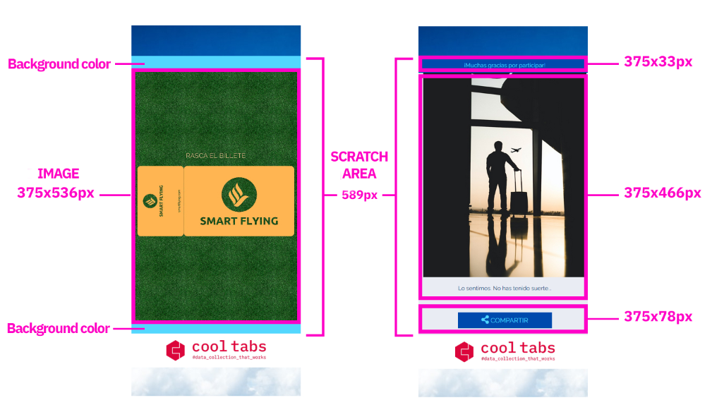 scratch-off image example on mobile